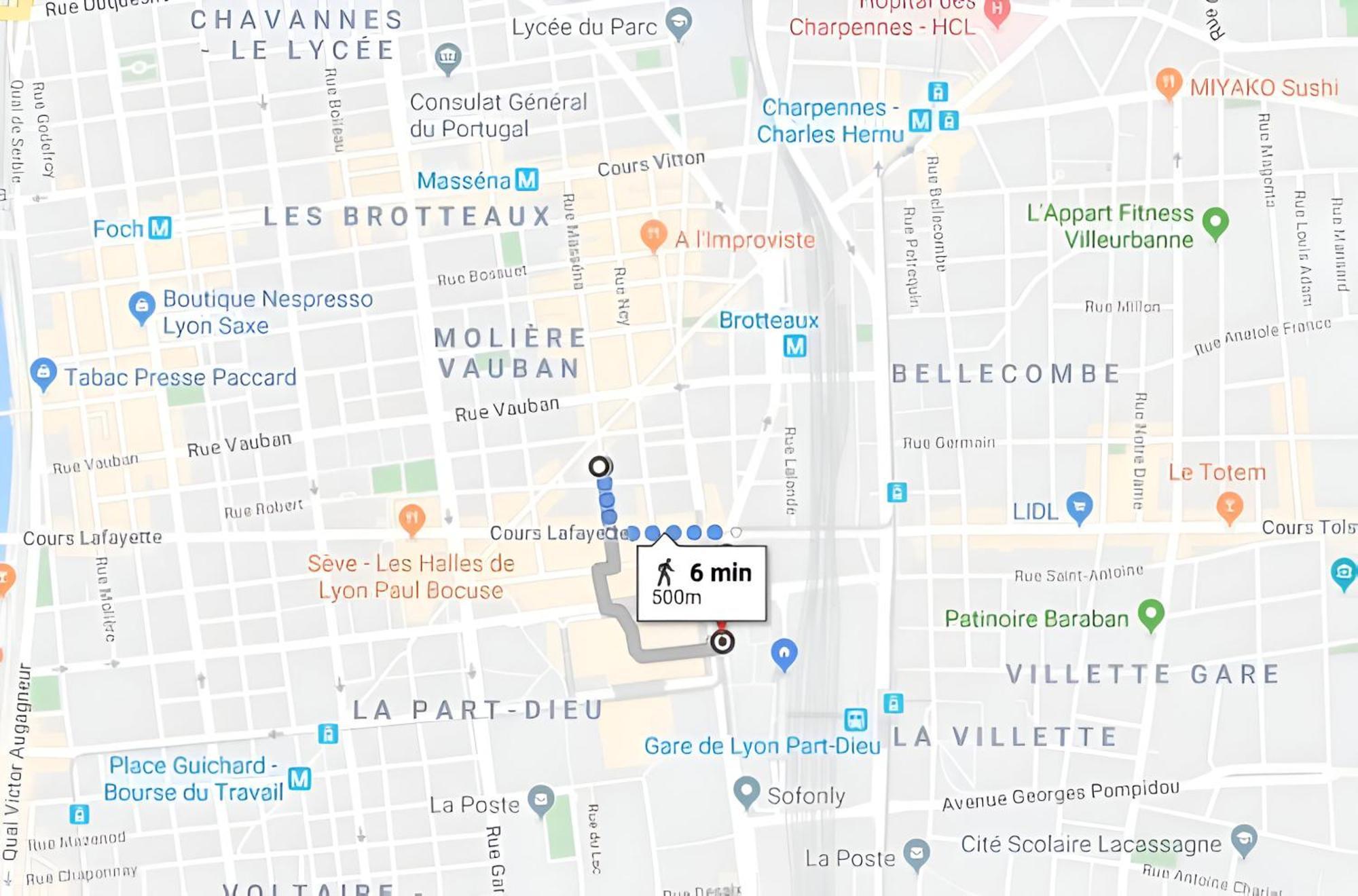 Apartmán Brotteaux Lyon Exteriér fotografie